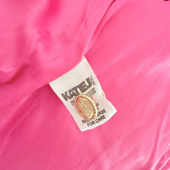 Katie J NYC Girls Pink Tweed Samantha Bouche Jacket & Mini Dress Cocktail Party - Picture 12 of 14